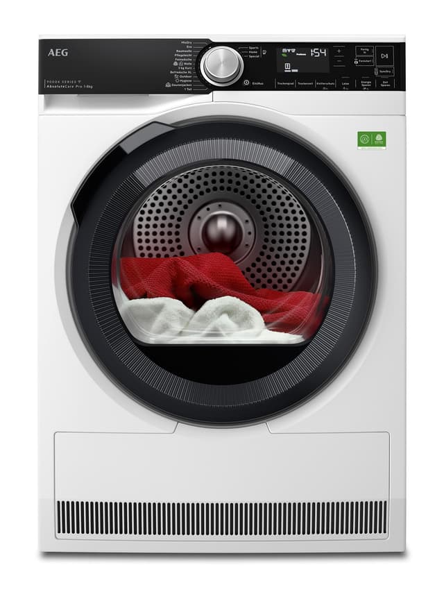 AEG WiFi Wärmepumpentrockner 8 kg mit SmartDry, Serie 9000 🌟
