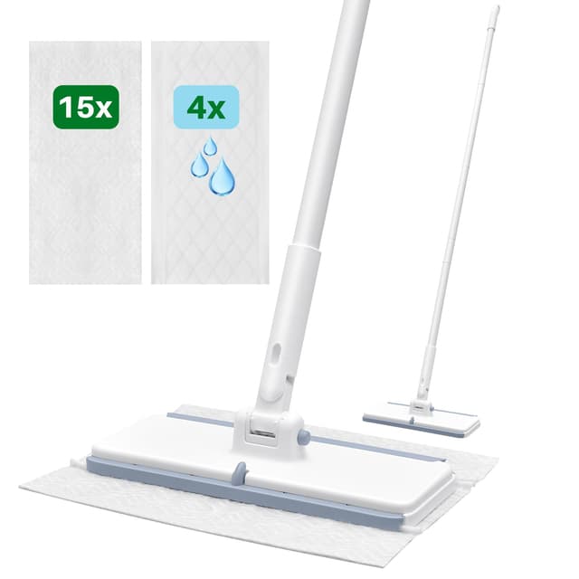 LyriFine Bodenwischer Set 2-in-1 🧹🌟 - Starter-Kit für eine gründliche Bodenreinigung!