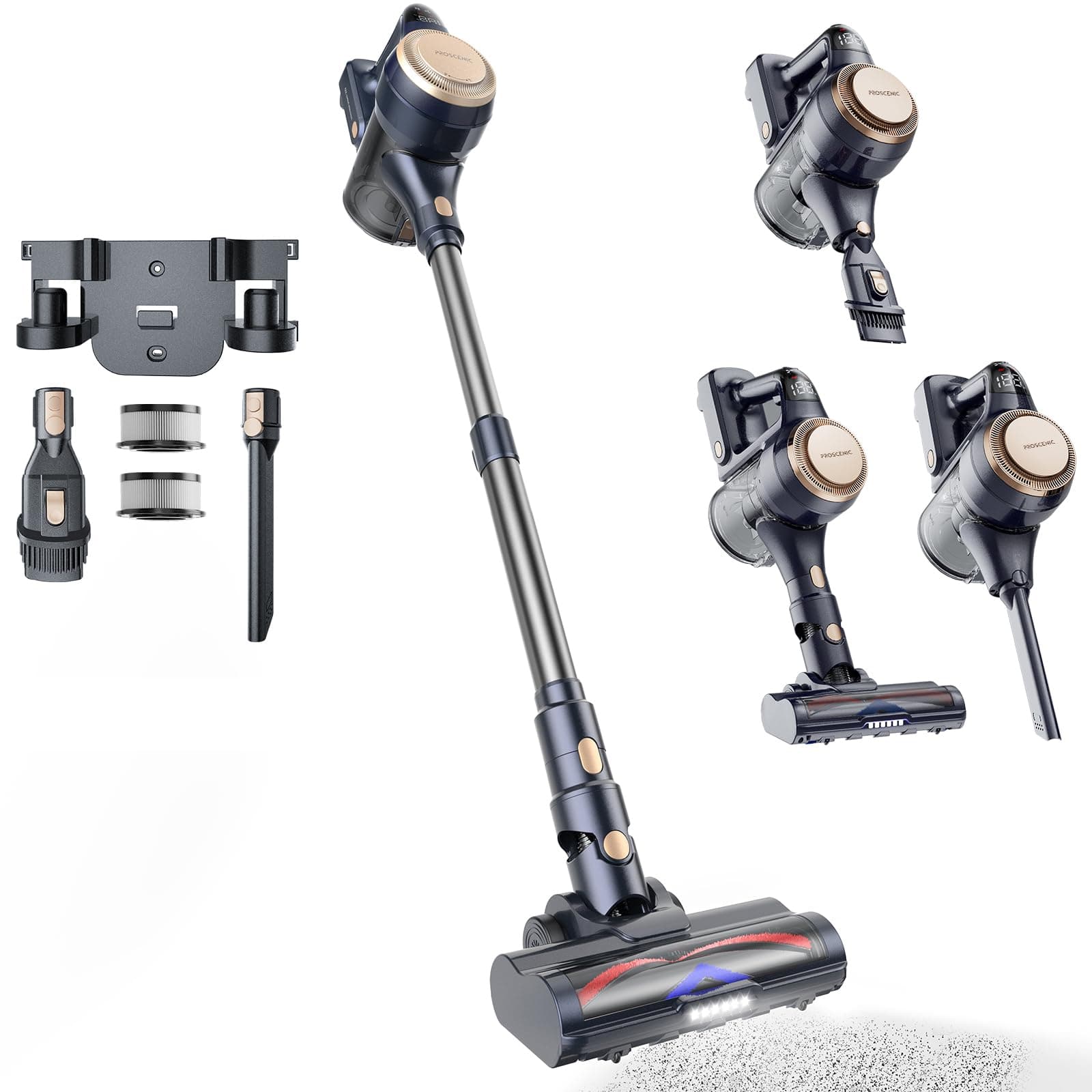 Proscenic P11 Lite Akku Staubsauger Kabellos 🌟 40kPa 50 Minuten Laufzeit 🧹