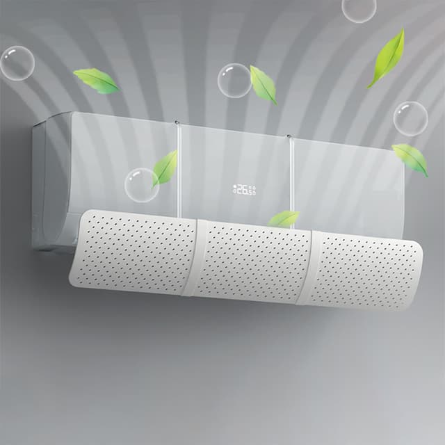 Verstellbare Klimaanlage Windabweiser - Universeller Windschutz für Klimaanlagen