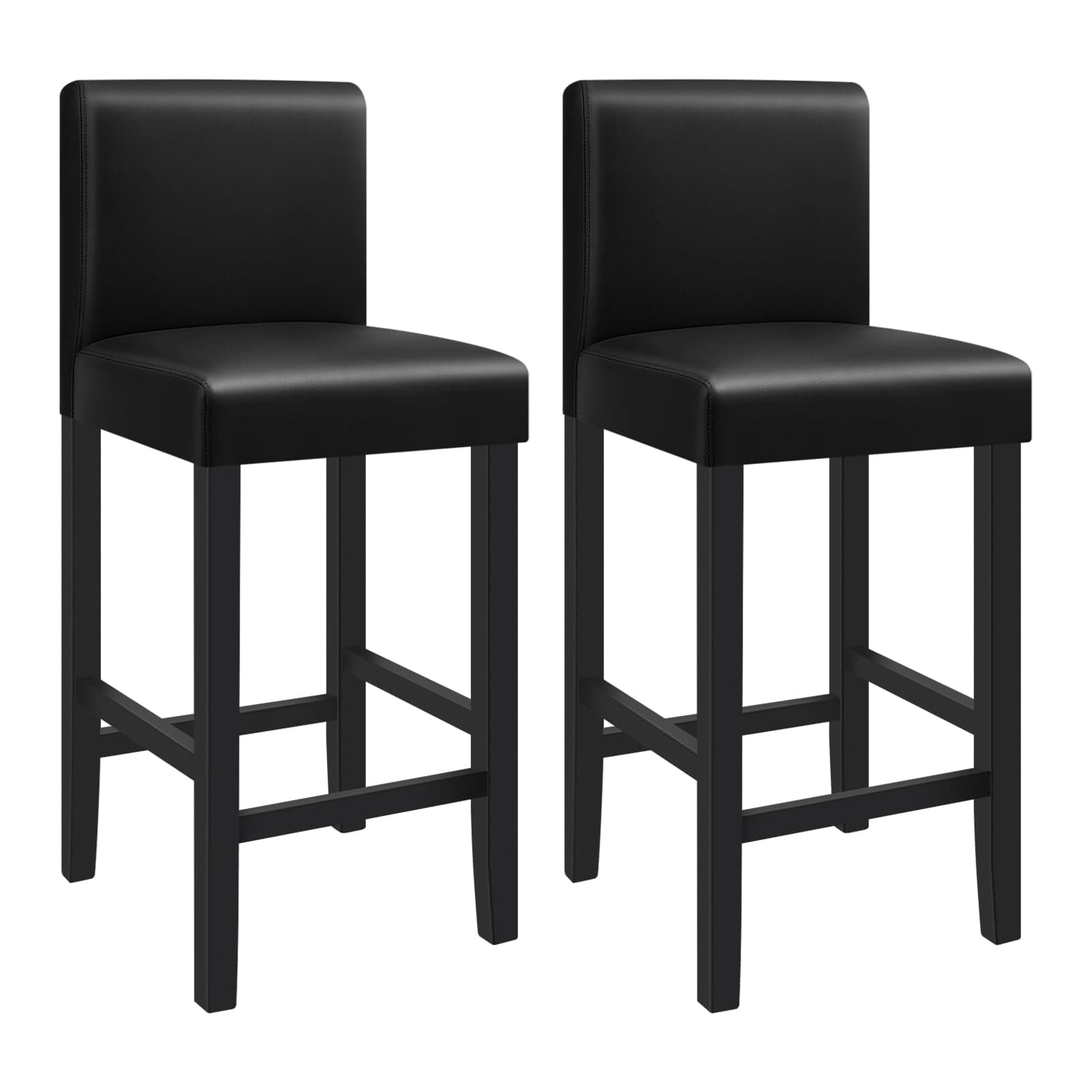 🌟 2er Set WOLTU Barhocker Bistrostuhl mit Lehne 🪑