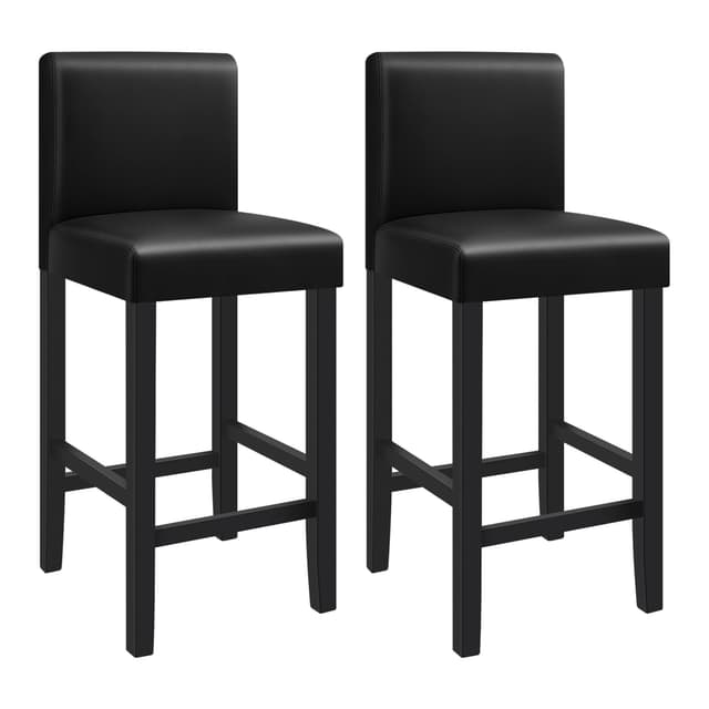 🌟 2er Set WOLTU Barhocker Bistrostuhl mit Lehne 🪑
