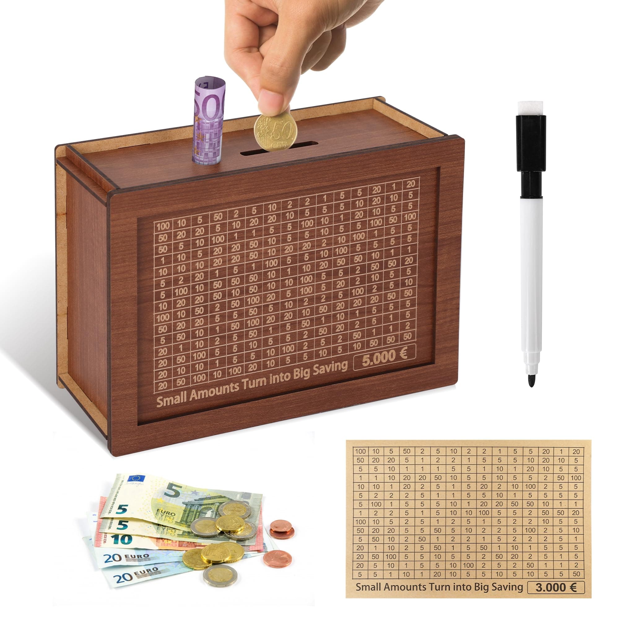 🌟 YISH Retro Spardose 5000 Euro 🌟