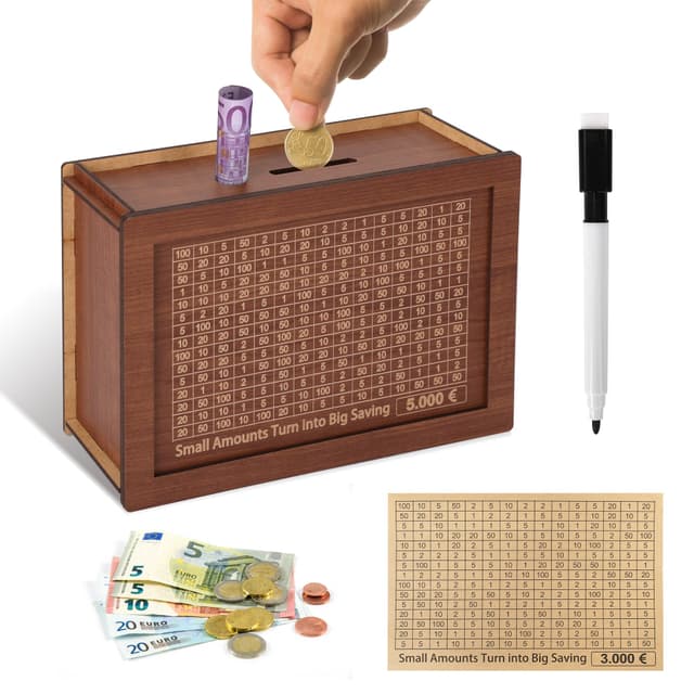 🌟 YISH Retro Spardose 5000 Euro 🌟