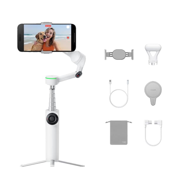 Angebot: Insta360 Flow 2 Pro Creator Bundle Weiß mit coolen Emojis 📸🎥🌟