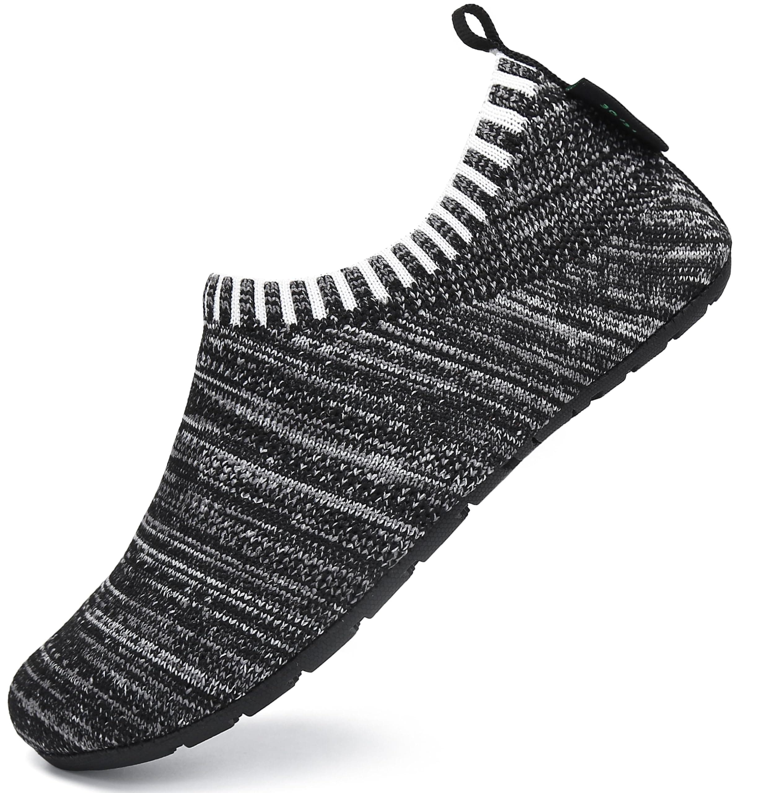 SAGUARO Hausschuhe Kinder Leichte Rutschfeste Indoor Pantoffeln für Jungen Mädchen Gr.18-37 24/25 EU Stil 081 Schwarz 🌟