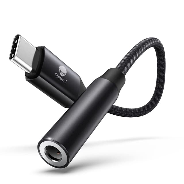 Stouchi Adapter USB C auf Klinke, 🎧 USB Typ C auf 3,5 mm Kopfhörer Adapter Aux Audio Dongle