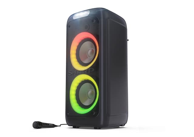 🎉 SHARP PS949 Bluetooth Party-Lautsprecher (200 Watt) - Schwarz PS-949 - 200 Watt