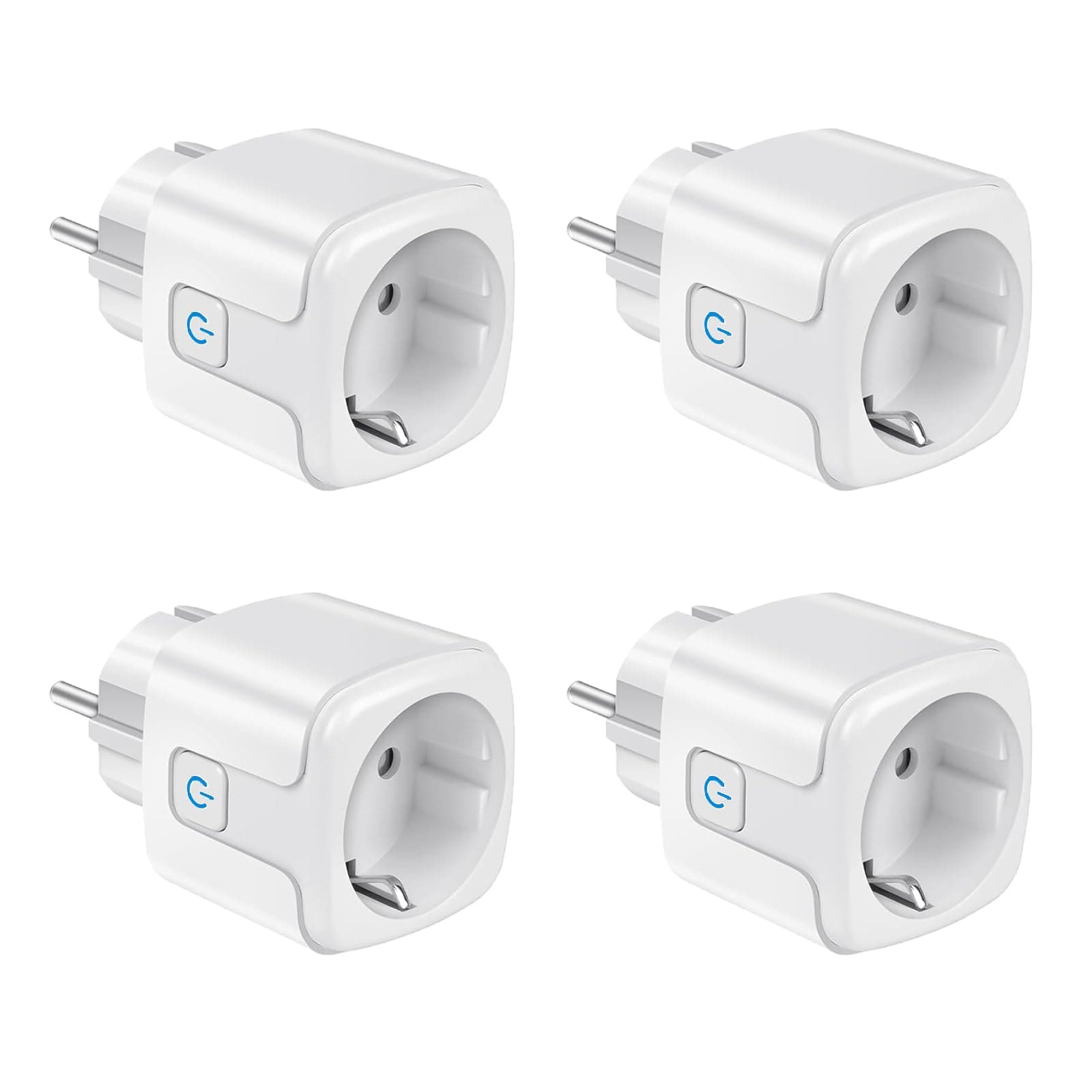 🔌🏠 4er Pack Smart WLAN Steckdose mit Alexa Steuerung und Energieüberwachung