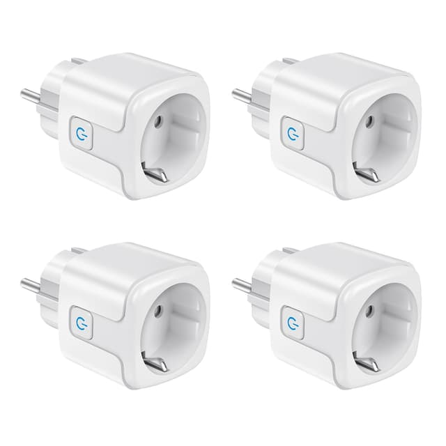 🔌🏠 4er Pack Smart WLAN Steckdose mit Alexa Steuerung und Energieüberwachung