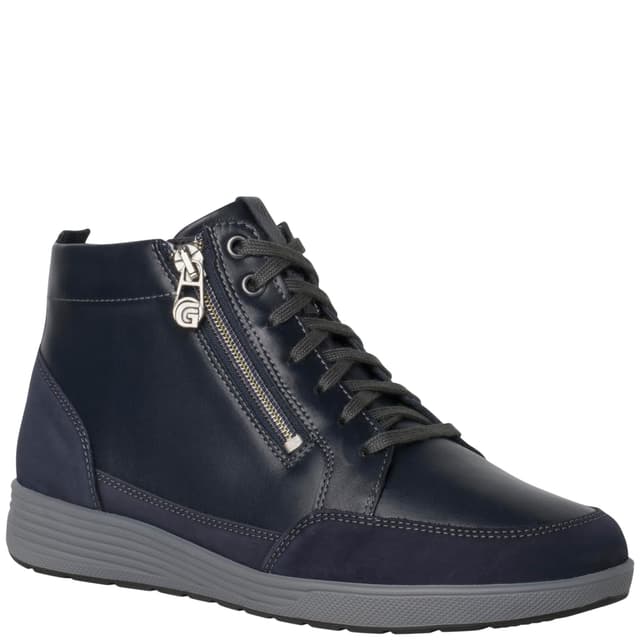 👢🌟 Mega-Deal! Ganter Damen Klara-k Stiefelette 35.5 EU X-Weit Darkblue 🌟👢