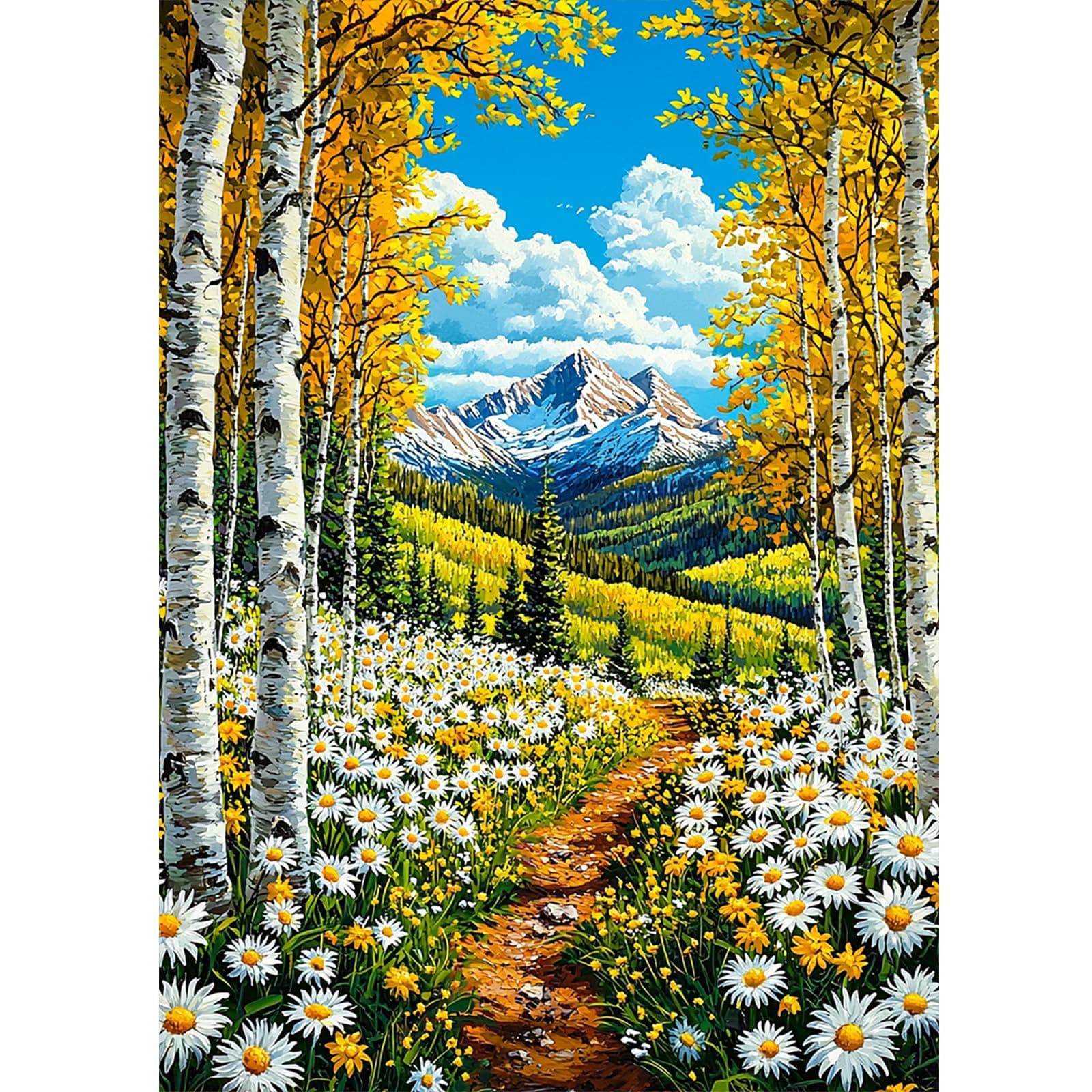 DOMROM Landschaft Diamond Painting - Diamant Kunst Malerei 🎨