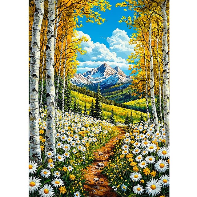 DOMROM Landschaft Diamond Painting - Diamant Kunst Malerei 🎨