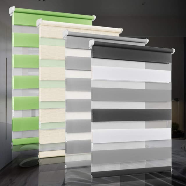 Doppelrollo Klemmfix ohne Bohren Duo Rollos für Fenster mit Klemmträger 🌞🏡