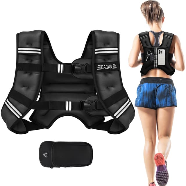 🏋️‍♂️ BAGAIL Gewichtsweste für Krafttraining: Verbessern Sie Ihr tägliches Workout 🏃‍♂️