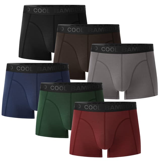 🎋 BAMBOO COOL Bambus Herren Boxershorts Mehrfarbig-a S 🎍