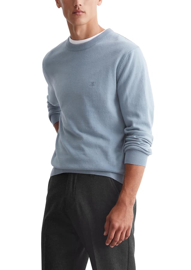 🌟 Angebot: Marc O'Polo Herren Strickpullover mit Rundhalsausschnitt S 838