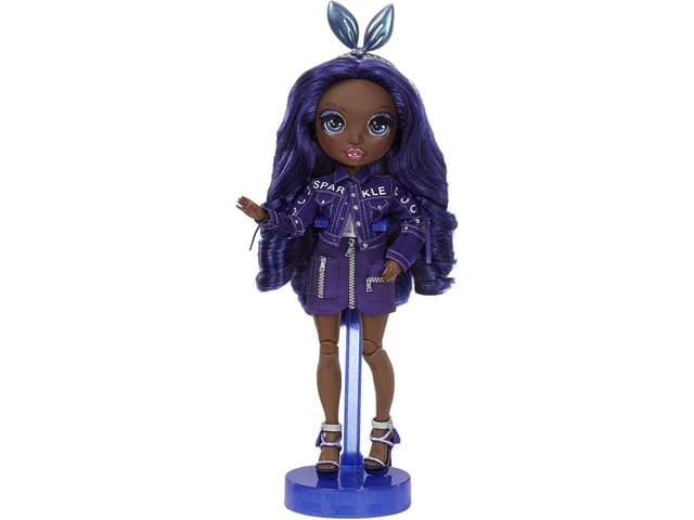 Regenbogen High Modepuppe - Kristal Bailey - Indigo Puppe 🌈👗