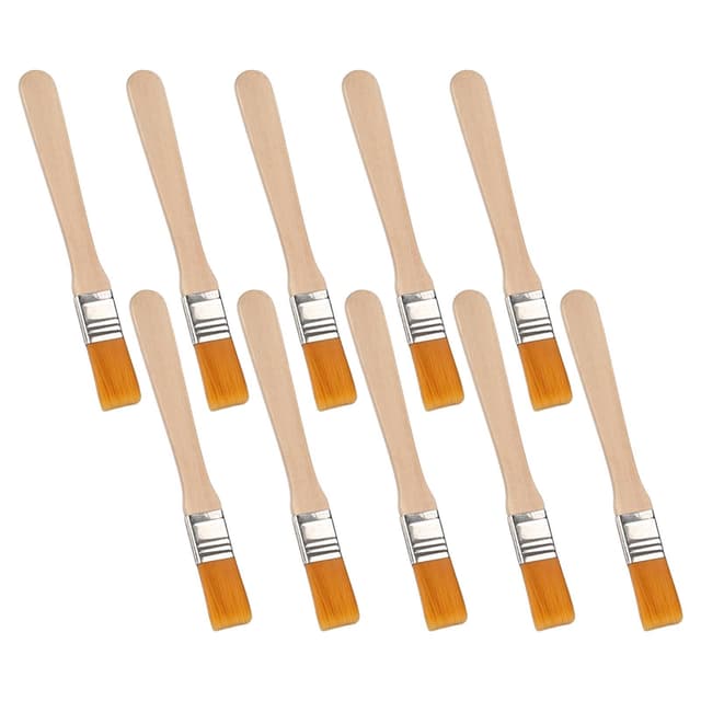 🎨🖌️ 10 Stück Pinsel Set für Kunst Malerbedarf Malerei DIY