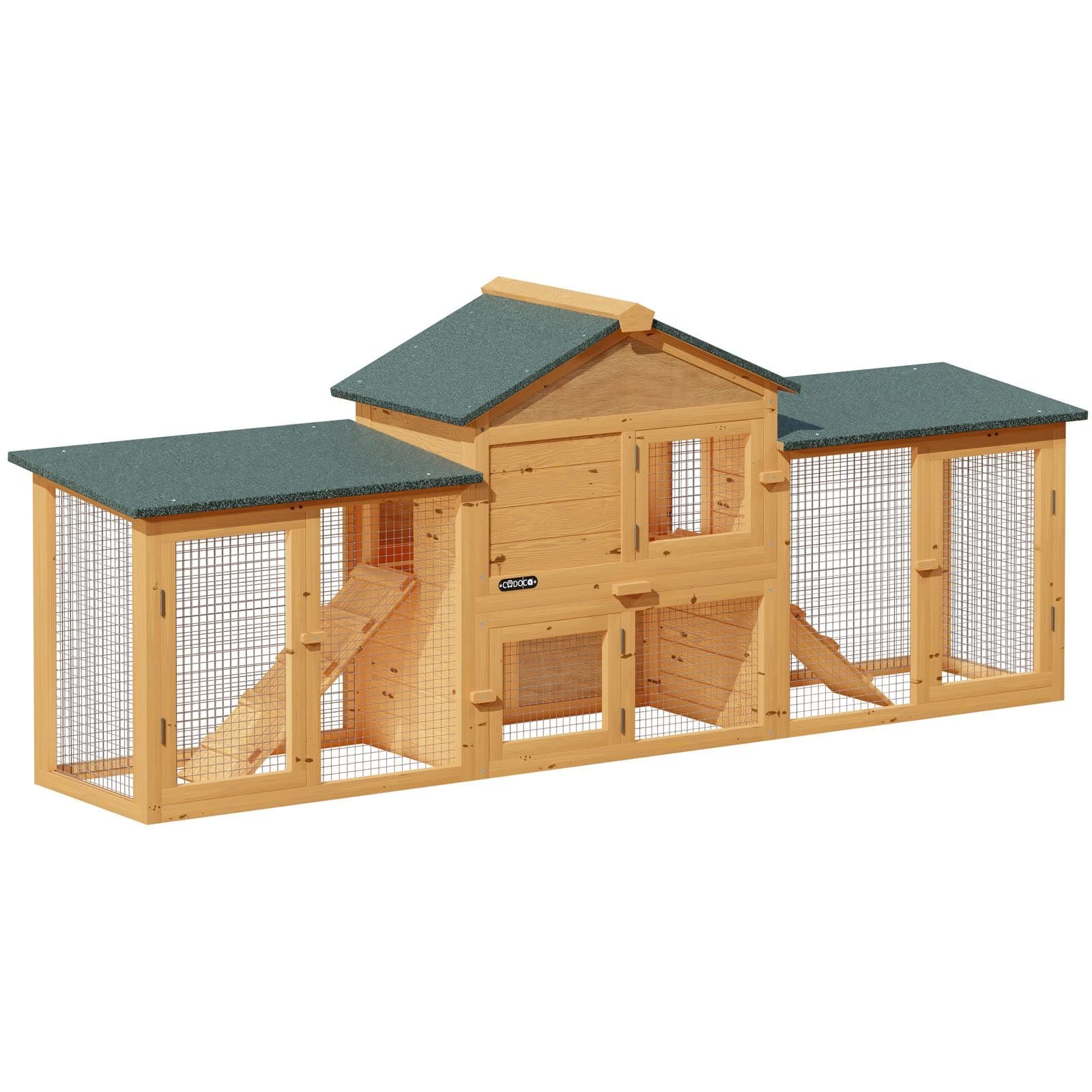 CADOCA® Kaninchenstall 2stöckig 🐰🏡