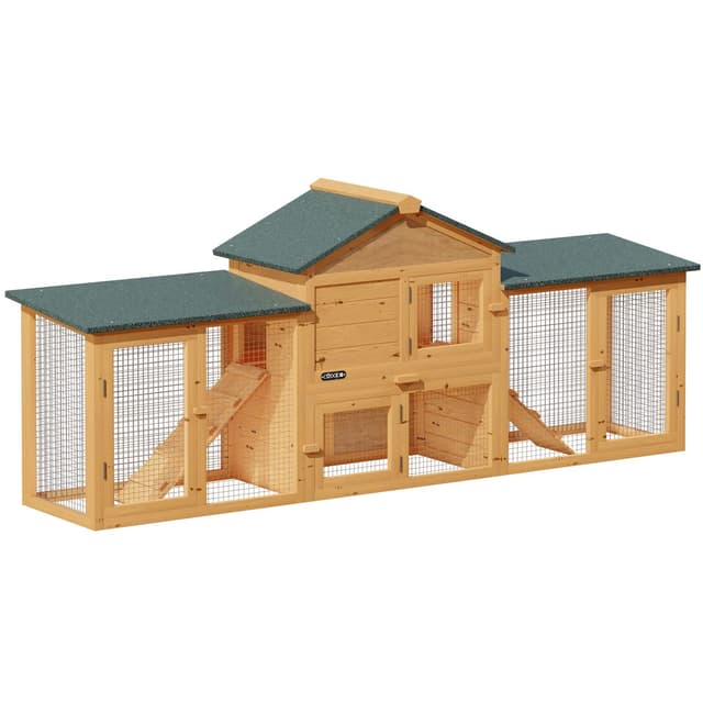 CADOCA® Kaninchenstall 2stöckig 🐰🏡