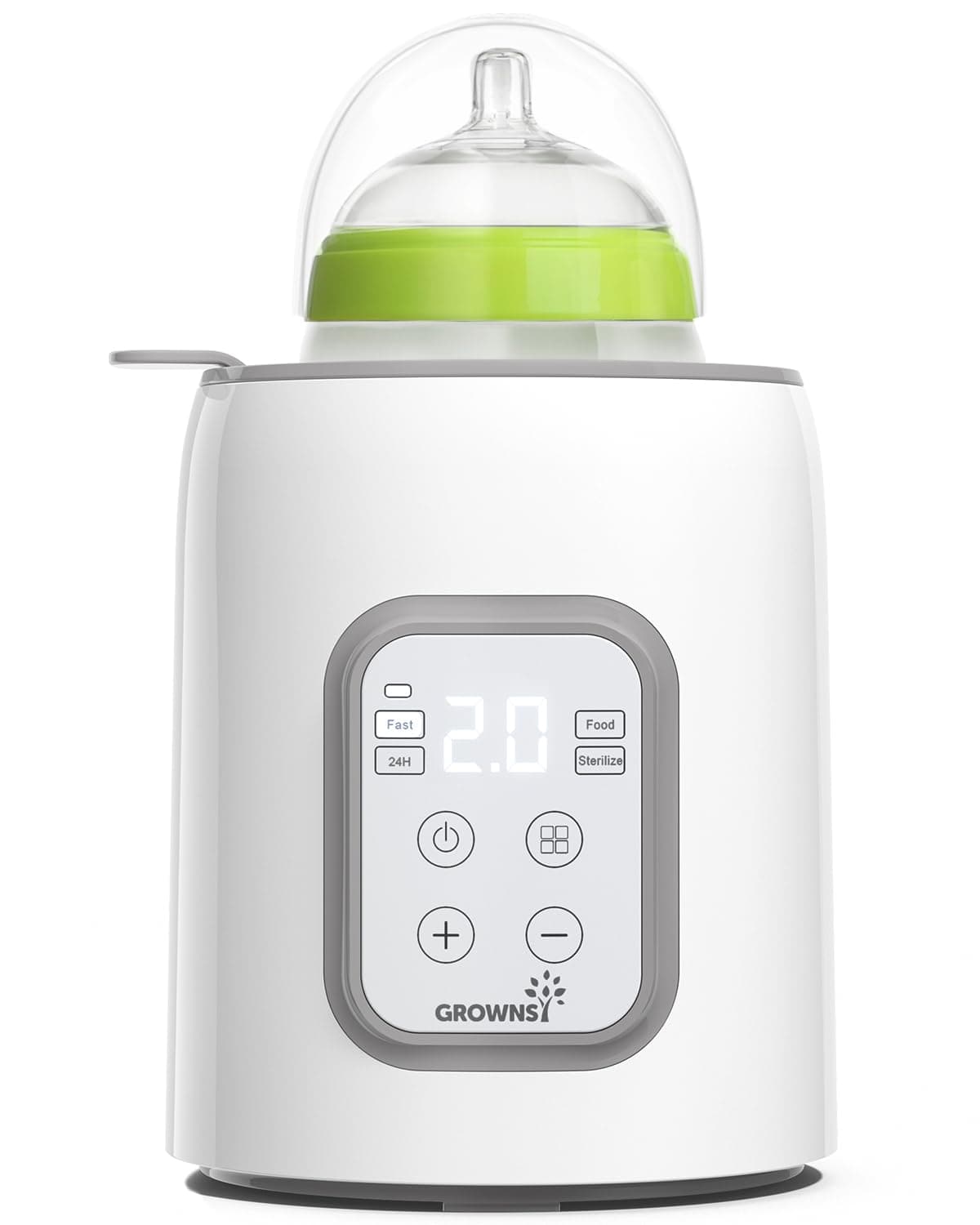 🍼 GROWNSY 8-in-1 Flaschenwärmer für alle Flaschen mit Timer - Sonderangebot!