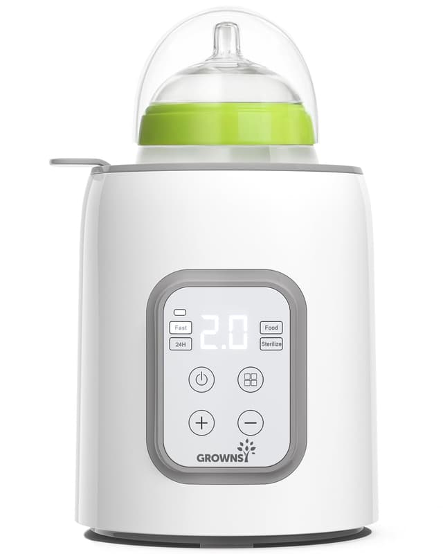 🍼 GROWNSY 8-in-1 Flaschenwärmer für alle Flaschen mit Timer - Sonderangebot!