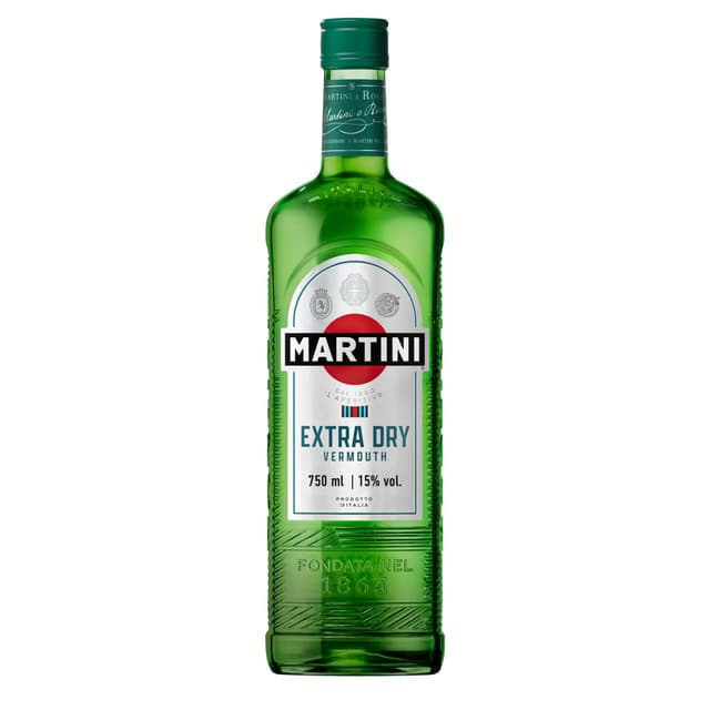 🍸🇮🇹 MARTINI Extra Dry Wermut Aperitif, 15% vol., 75cl / 750ml 🍋🌿