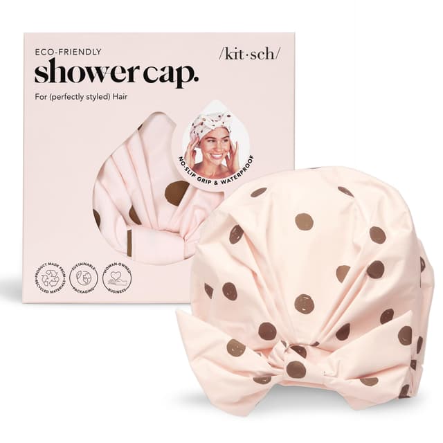 Kitsch Luxuriöse wiederverwendbare Duschhaube für Frauen 🚿