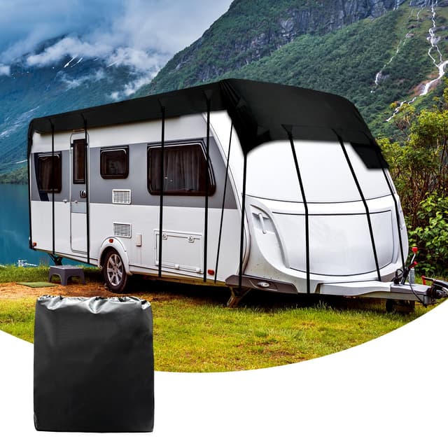 Wohnwagen Schutzhülle Wasserdicht 210D Oxford-Gewebe 🚐✨