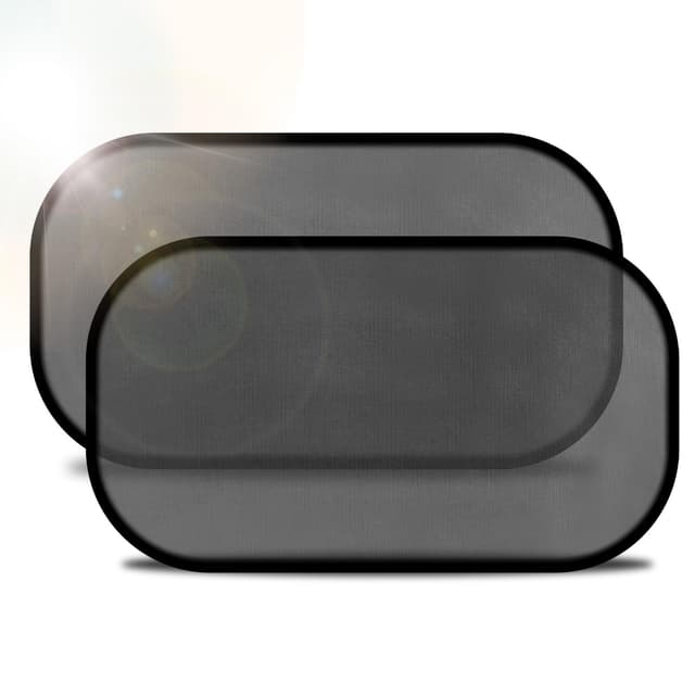 🌞🚗 URAQT Auto Sonnenschutz für Kinder (2er Set) - Schwarz 51x31cm