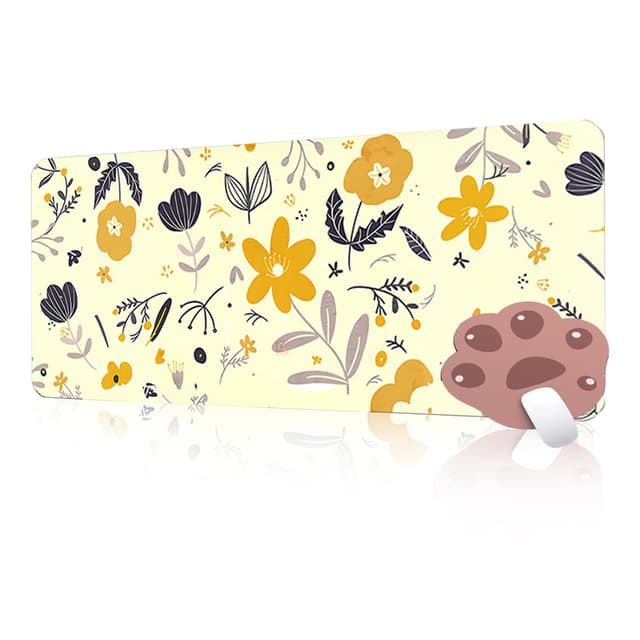 🌸 FAIRYGATE XXL Mousepad Gaming Cute Deko Schreibtisch Mauspad 🌼