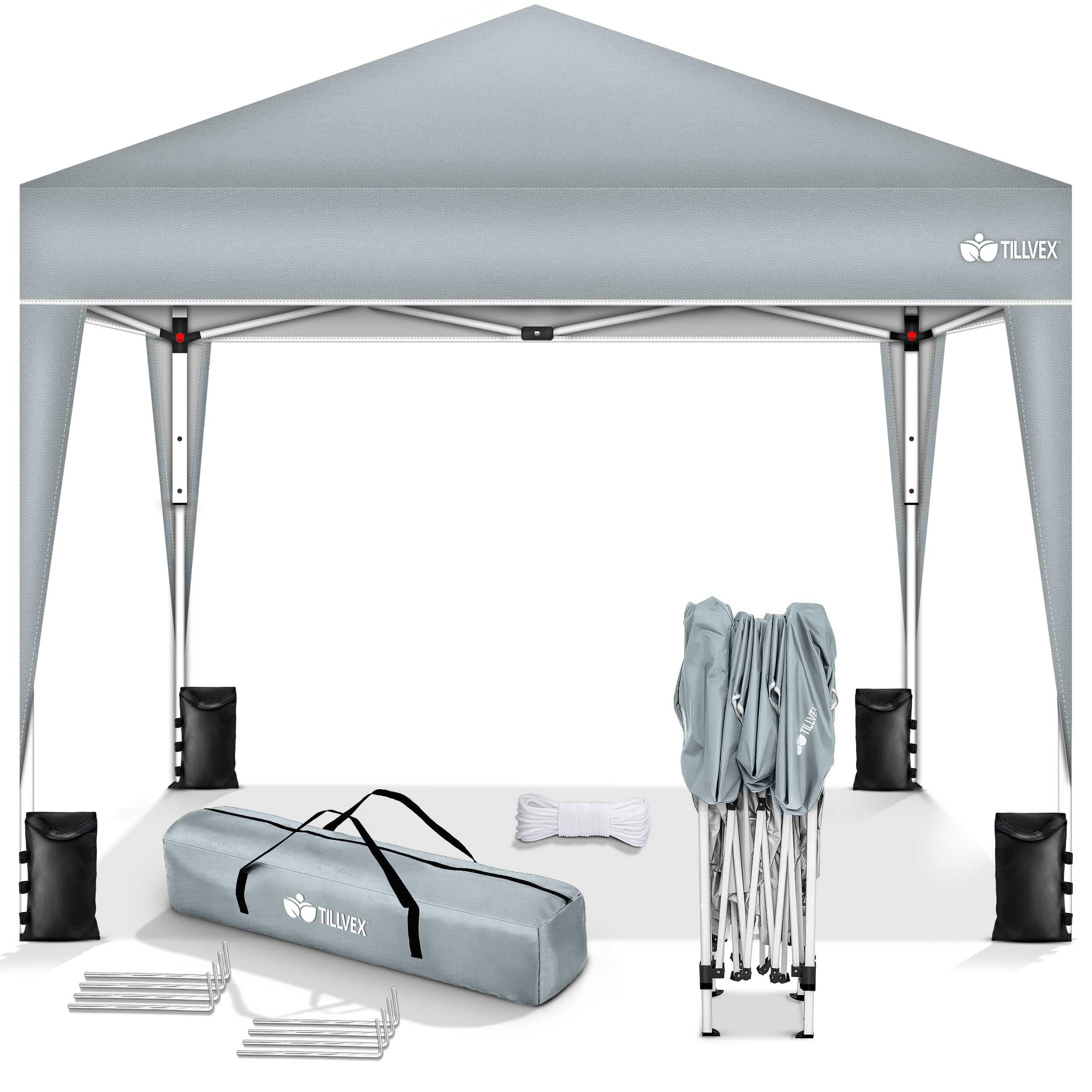 🎉 Angebot: tillvex Pavillon 3x3m wasserdicht + 4er Set Sandsäcke 🎪