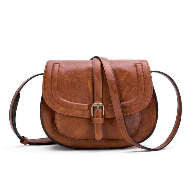 👜 AFKOMST Umhängetasche Damen Klein -  Frauen PU Leder Schultertaschen 🌟