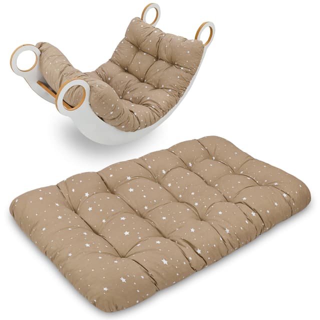 Krabbeldecke für Baby Kissen für Kletterbogen 60x120 cm - Bodenkissen Kinder Matte für Montessori Spielbogen
