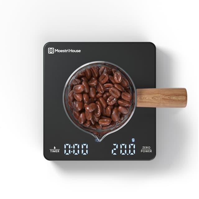 Maestri House Mini Kaffeewaage mit Timer - Espresso Waage