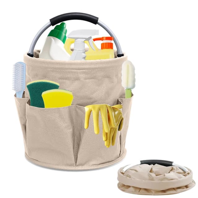 Universal Reinigungs-Caddy 17L mit 6 Außentaschen | Organizer für Haus und Garten 🧼🌿
