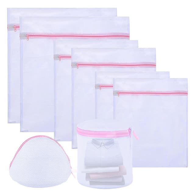 🧺🌟 Wäschenetz für Waschmaschine - 8er Set - Hochwertige Wäschesäcke mit Reißverschluss