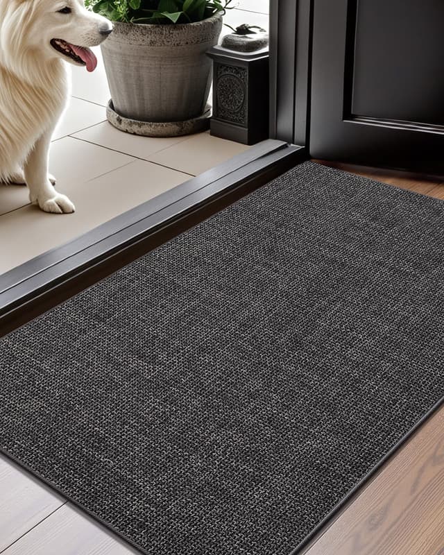 🌟 ANGEBOT DER WOCHE 🌟 COLOR&GEOMETRY Fussmatte innen 61 x 92 cm - Dunkelgrau