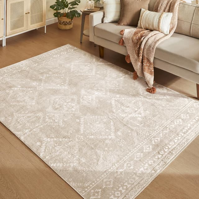 SONGMICS HOME Boho Teppich, 160 x 230 cm - Schlafzimmer & Wohnzimmer Dekoration 🌟