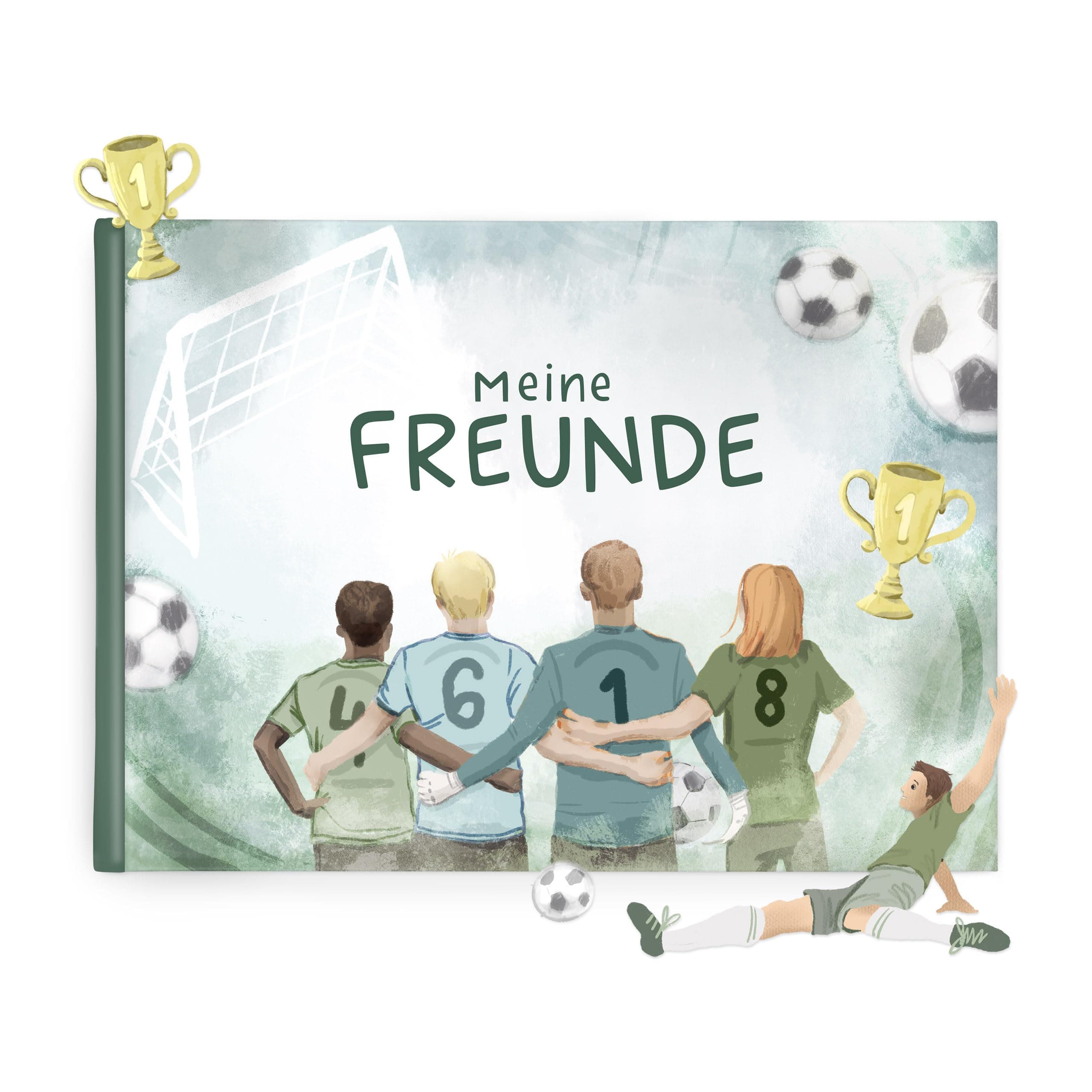 🌟 Freundebuch Fußball für Jungen 📚🎉