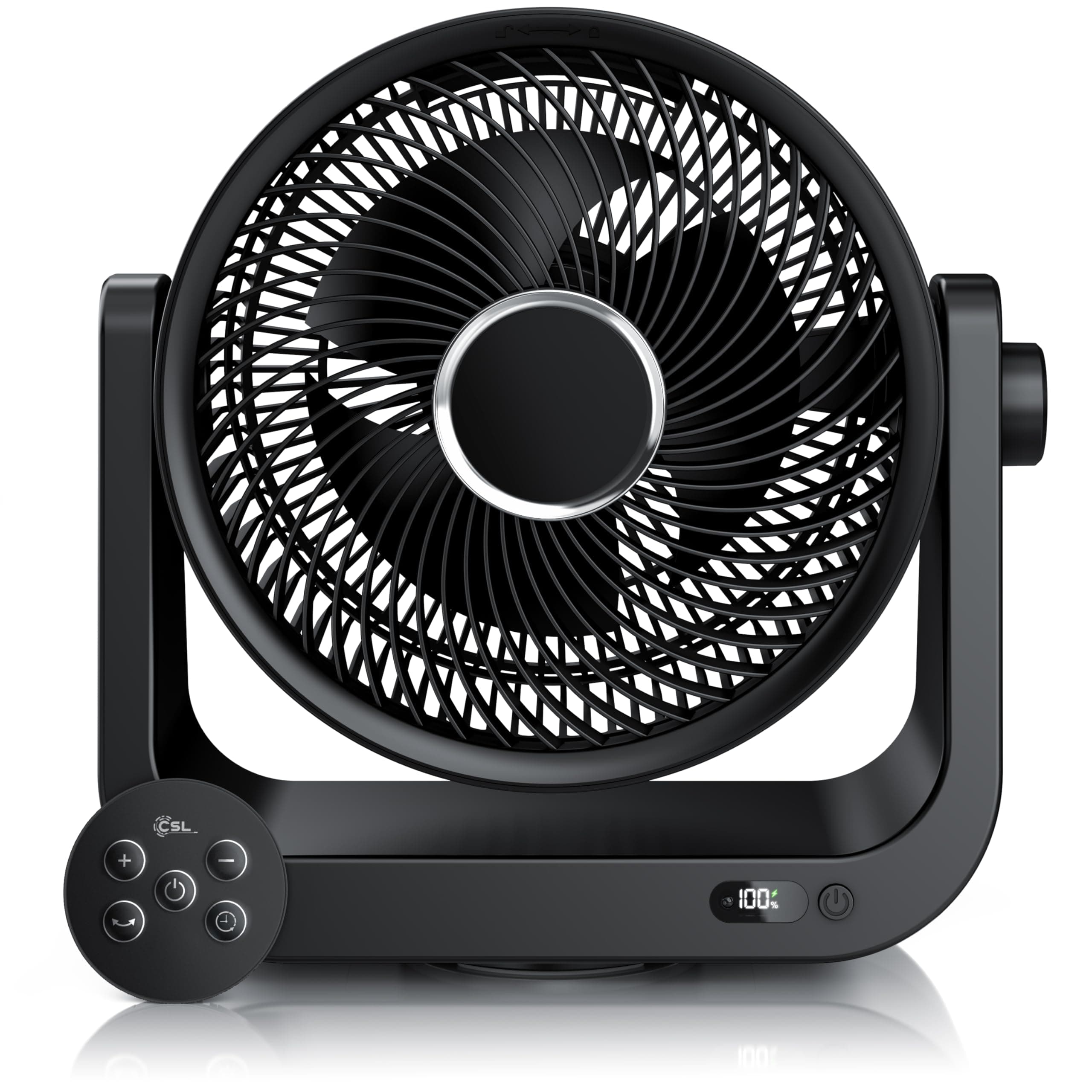 CSL - Akku USB Tischventilator mit Fernbedienung 🌀🌬️💨