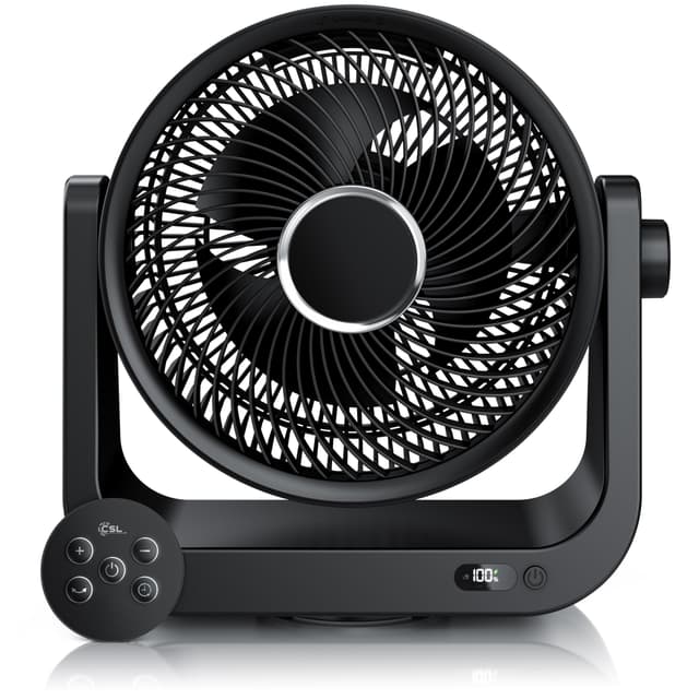 CSL - Akku USB Tischventilator mit Fernbedienung 🌀🌬️💨