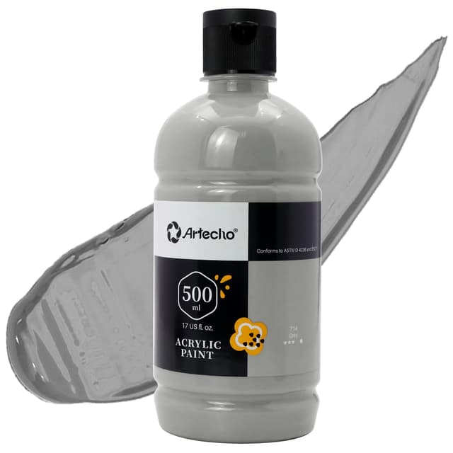 Artecho Acrylfarbe Grau 500 ml 🎨