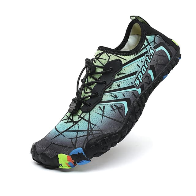 🌊🏃‍♂️ ziitop Badeschuhe Damen Herren - Wasserschuhe Strandschuhe Schnell Trocknend - 41 EU Farbverlauf Mondlicht