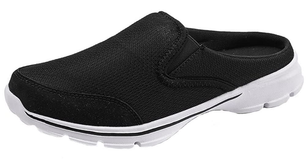 🌞 Sommer Hausschuhe Damen Herren Clogs Slip On Pantoffeln 42 EU Schwarz Jj