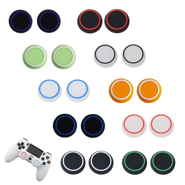 🎮 20 Stück Controller Zubehör Thumbstick Grip Caps für PS5 PS4 Xbox One Series 🕹️