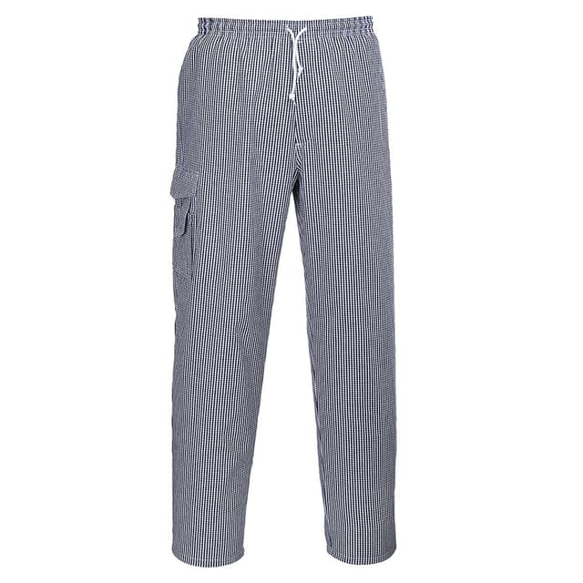 👨‍🍳👖 Chester Kochhosen - XL - Farbe Check - Super bequem! 💼🔒