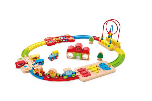 🚂 Hape 3826 Regenbogen-Puzzle Eisenbahnset 48.79€ 🌈
