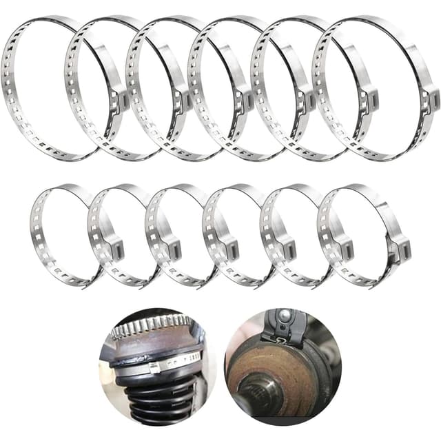 12 Stück Achsmanschetten Schellen, Schlauchschellen Edelstahl 💫 Angebot